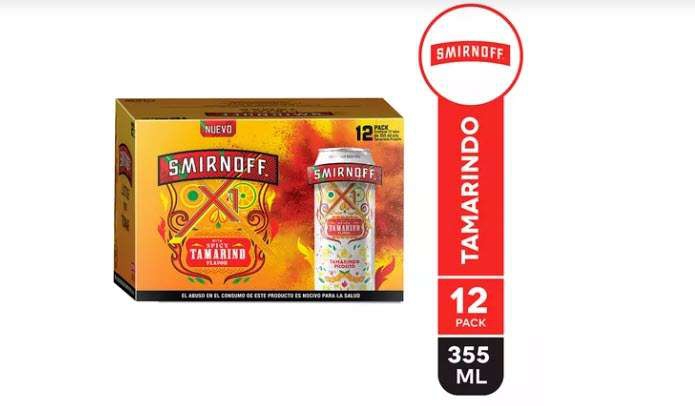 City Club: Smirnoff X1 - Spicy Tamarindo - 12 LATAS de 355ml c/u - 4.26 Litros (Total) 
