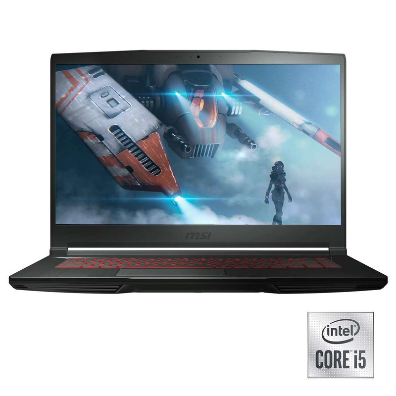 Bodega Aurrera: Laptop MSI GF63 Thin Gaming 15.6" Full HD IPS , i5 10500H (6 núcleos/12th, 4,50 GHz ) GTX 1650, 8GB RAM, 256GB SSD NVMe
