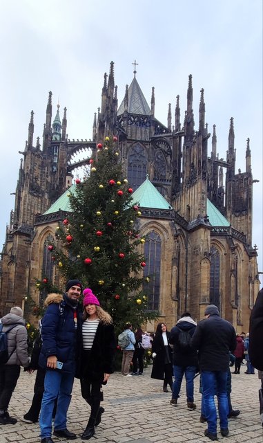 Casa Danzante, Reloj en movimiento y Castillo de Praga - Viena - Bratislava - Praga, Navidad 2024 (46)