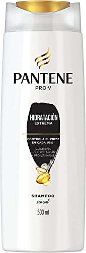 Amazon: Pantene Shampoo Hidratación Extrema, con Aceite de Argan y Glicerina, Control del Frizz. 
