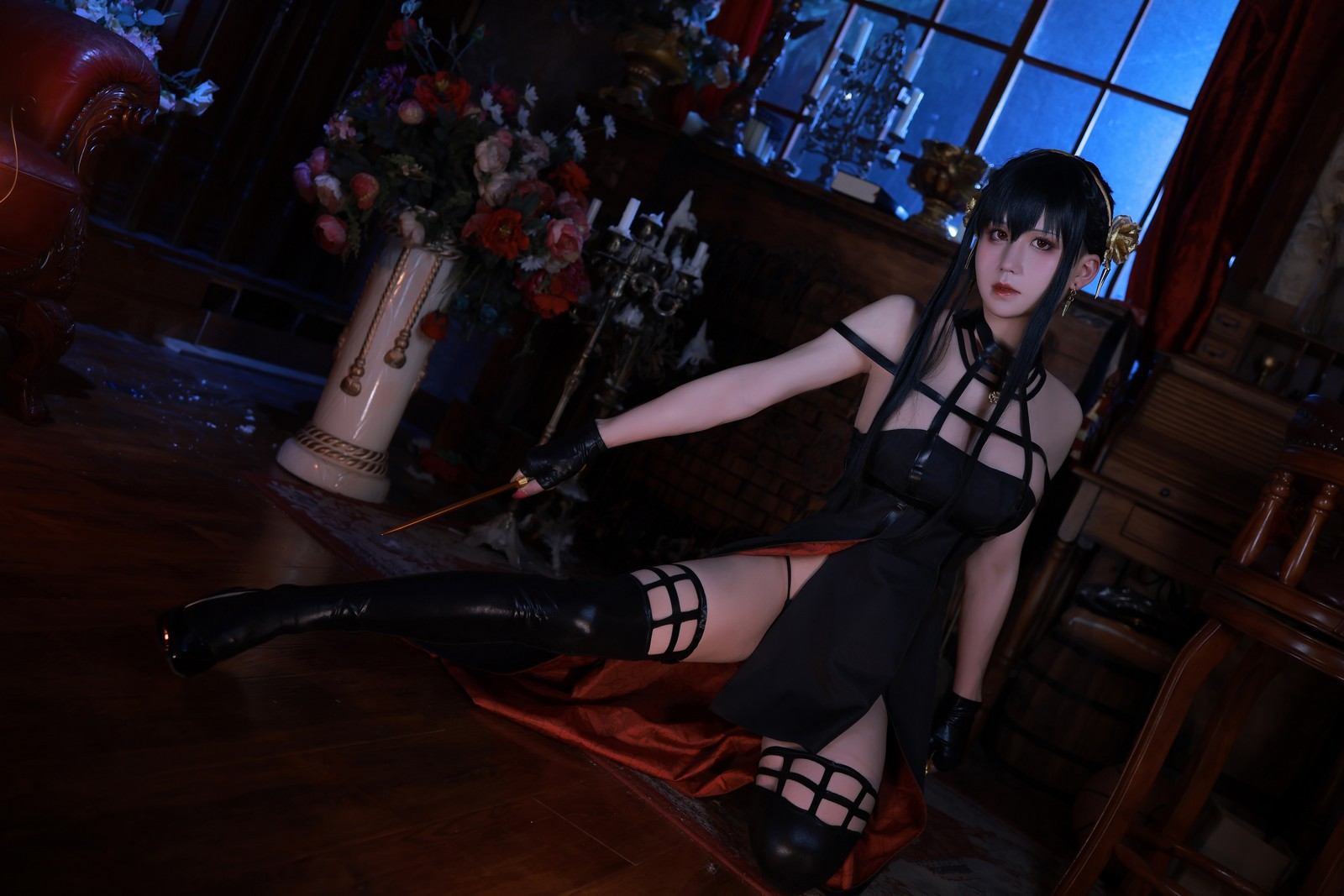 桜满三时 – 约尔 礼服 Cosplay 高清写真集（46P-418.2MB）精美服饰插图6