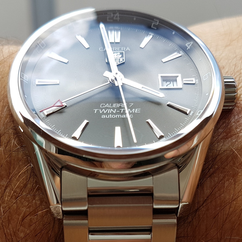 Tag Heuer Carrera Twin Time 41mm Caliber 7 WAR2012620  (2)