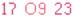 17 O9 23