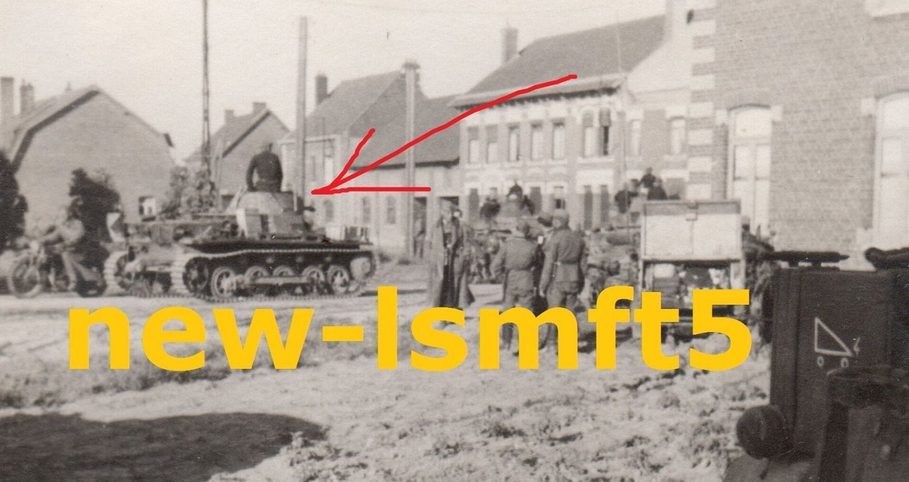 photo Pz.Rgt.5 Kdr.Panzer tank Befehlswagen Dünk