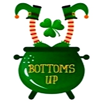 Bottoms-Up-Leprechaun