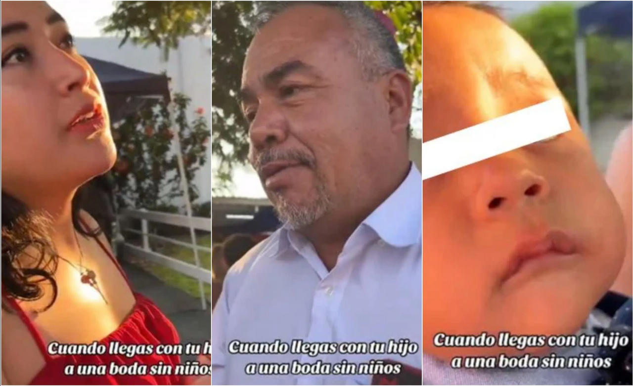 Negaron la entrada a una pareja por llevar a su hijo a boda sin niños (viral)