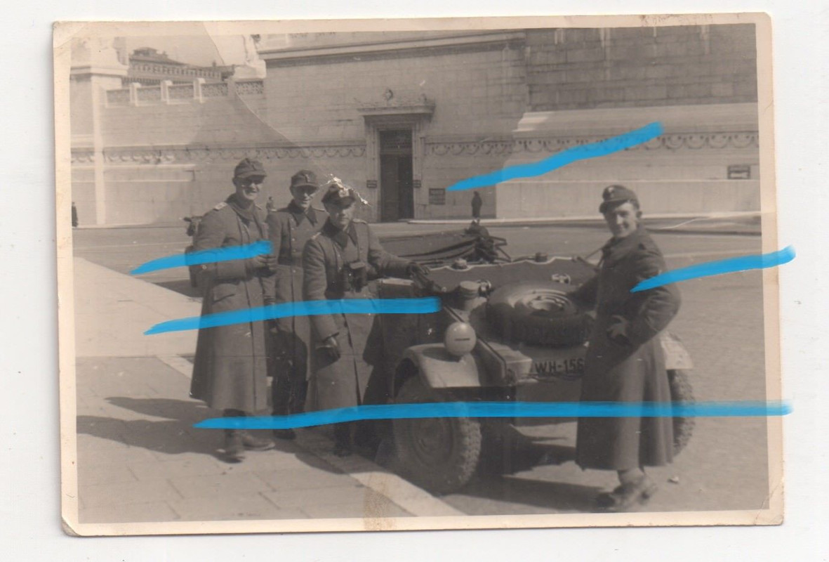 Orig foto Wehrmacht Kraftfahrer PKW VW Kübelwagen Volkswagen Ken