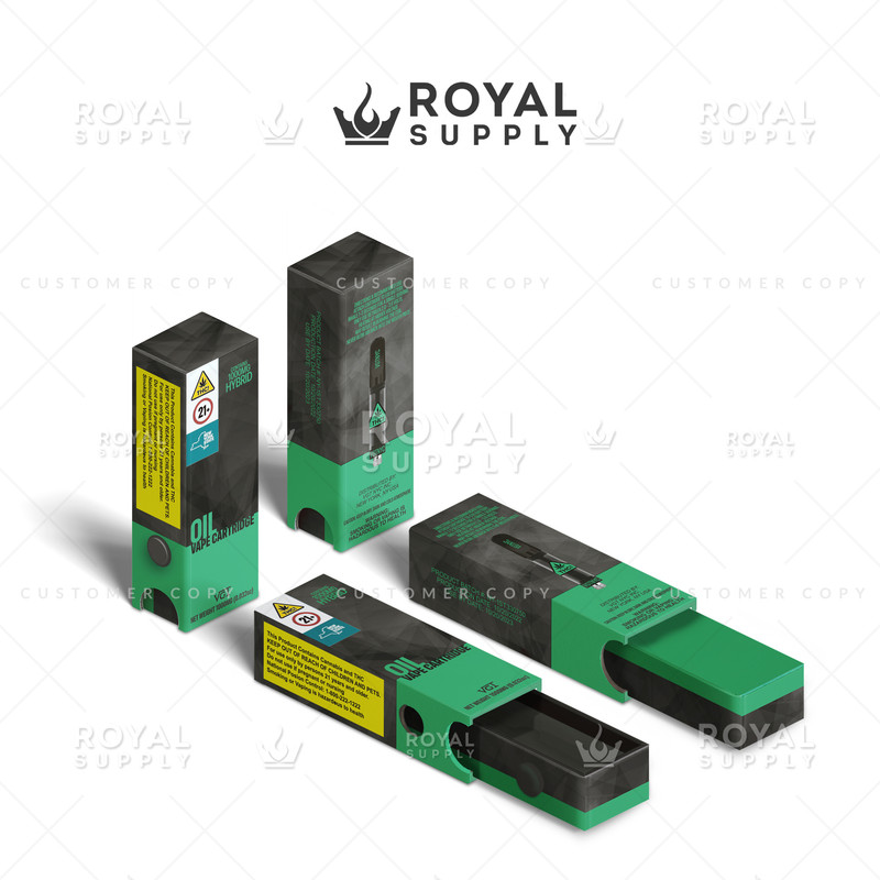 VGT- Hybrid- CR SLIDE BOX NO WINDOW SLIM VERSION 1.0ML CART- 3D- Rev 05