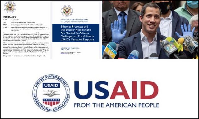 USAID admite que se han robado recursos de la Ayuda Humanitaria USAID, Juan Guaidó