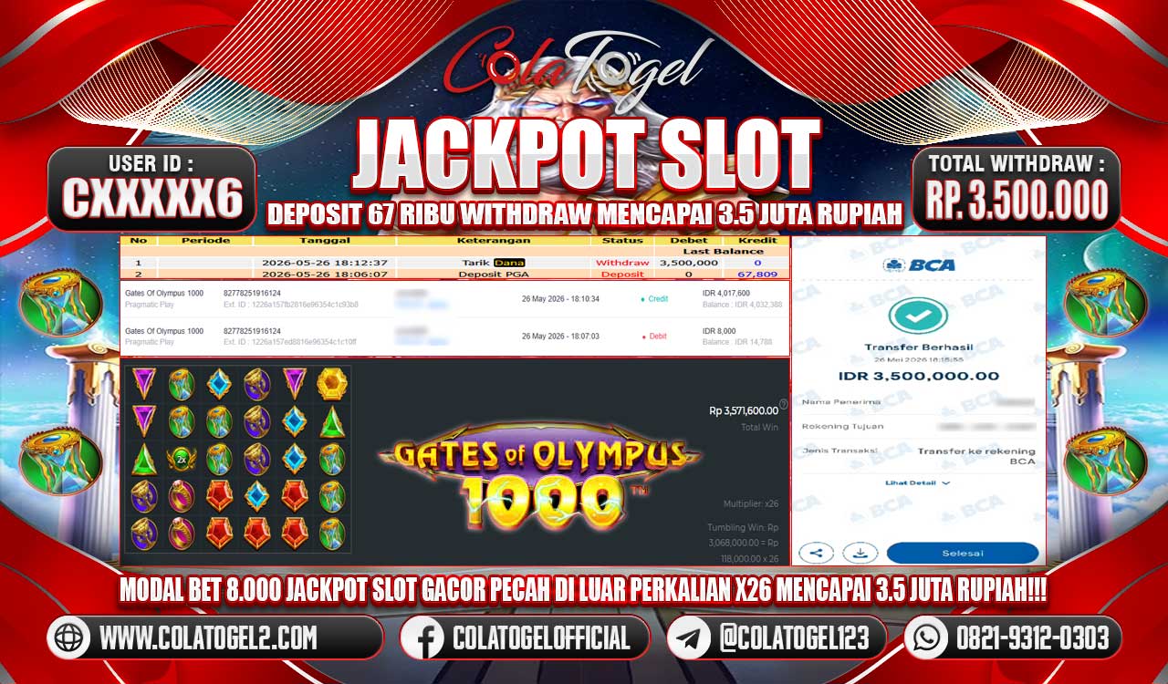 JACKPOT SLOT GACOR!!