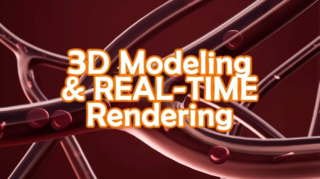 Blood cells simulation with Real-Time rending