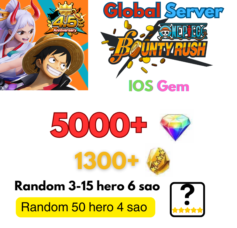 [Apple/IOS] One Piece Bounty Rush Starter Account IOS 