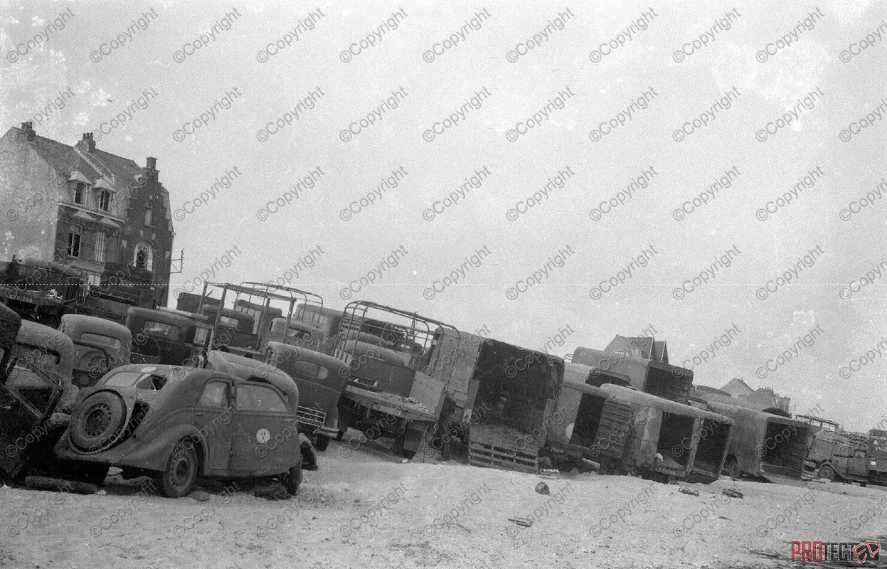 Foto Dünkirchen strand englisches Beute Material