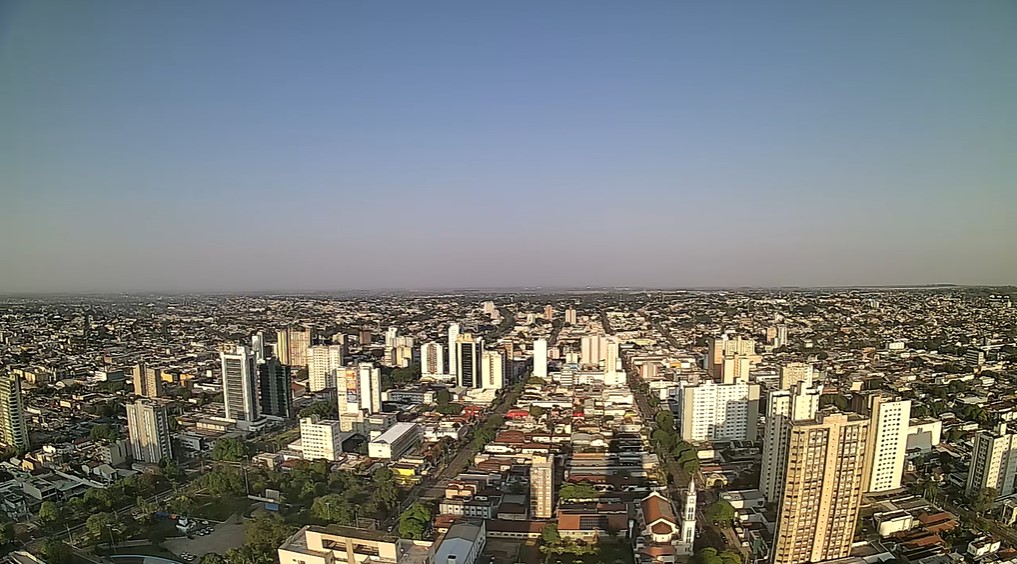Campo Grande nesta manhã de quarta-feira
