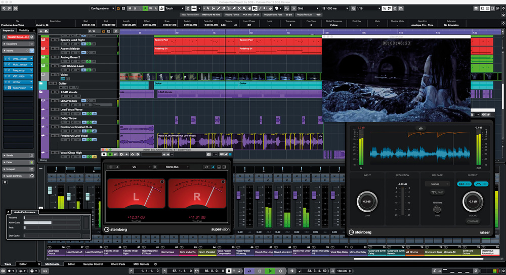 Cubase Pro 12 Recording and Mixing