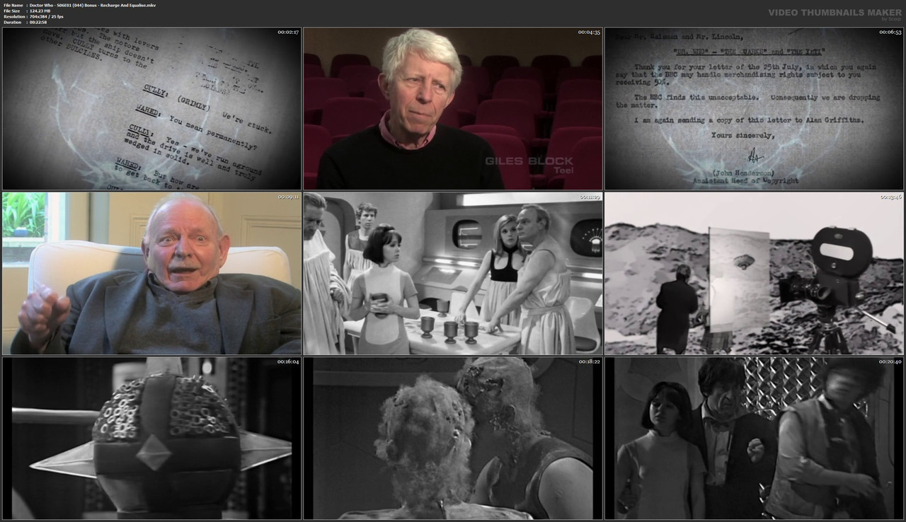 Doctor Who - S06E01 (044) Bonus - Recharge And Equalise.mkv