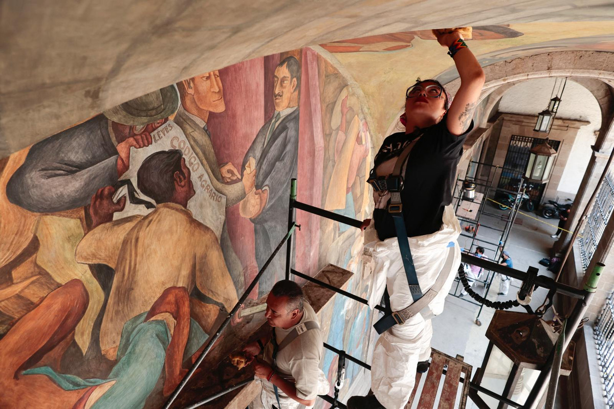   Inician trabajos de restauración de murales de O’Higgins