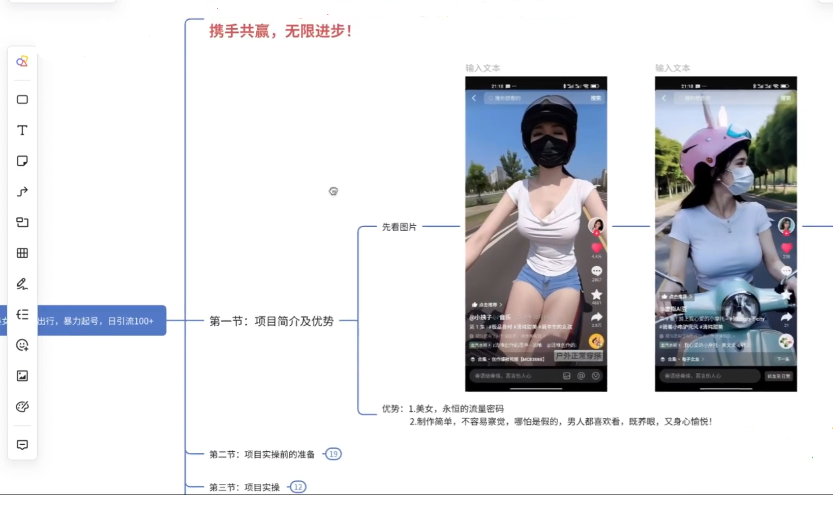 图片[1]-AI美女骑电车爆火视频起号：精准引流，轻松变现【79.8MB】-资源杂烩社区-资源列表-极盘社区