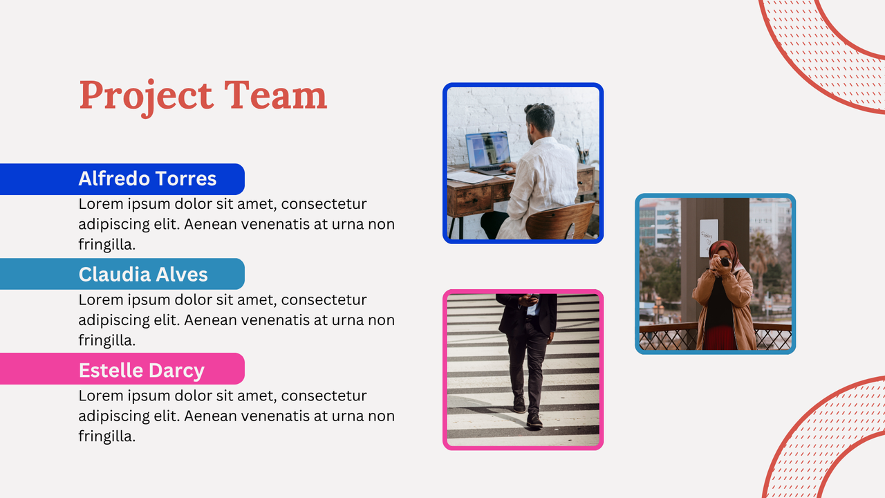 Red Blue Colorful Minimalist Project Presentation