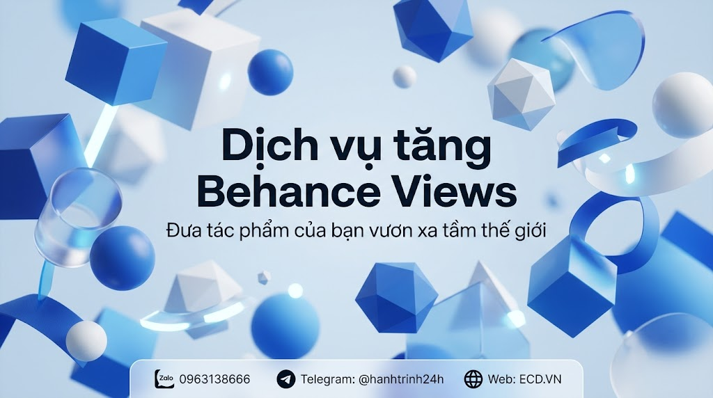 dịch vụ tăng behance views vip tăng like