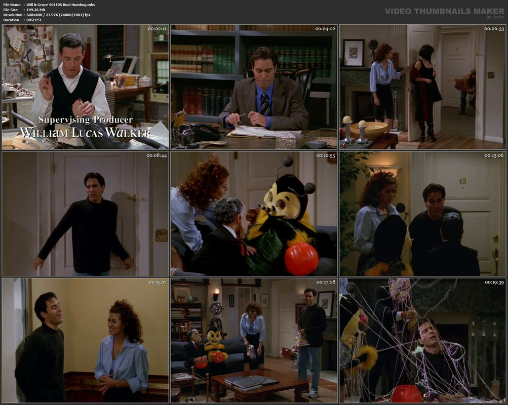 Will & Grace S01E05 Boo! Humbug.mkv