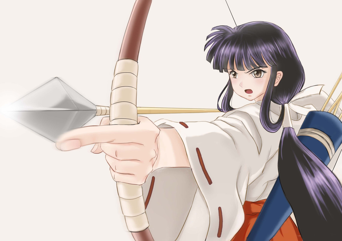 Hình vẽ Kikyou, Kagome, Sango bộ Inuyasha 51404061_p0