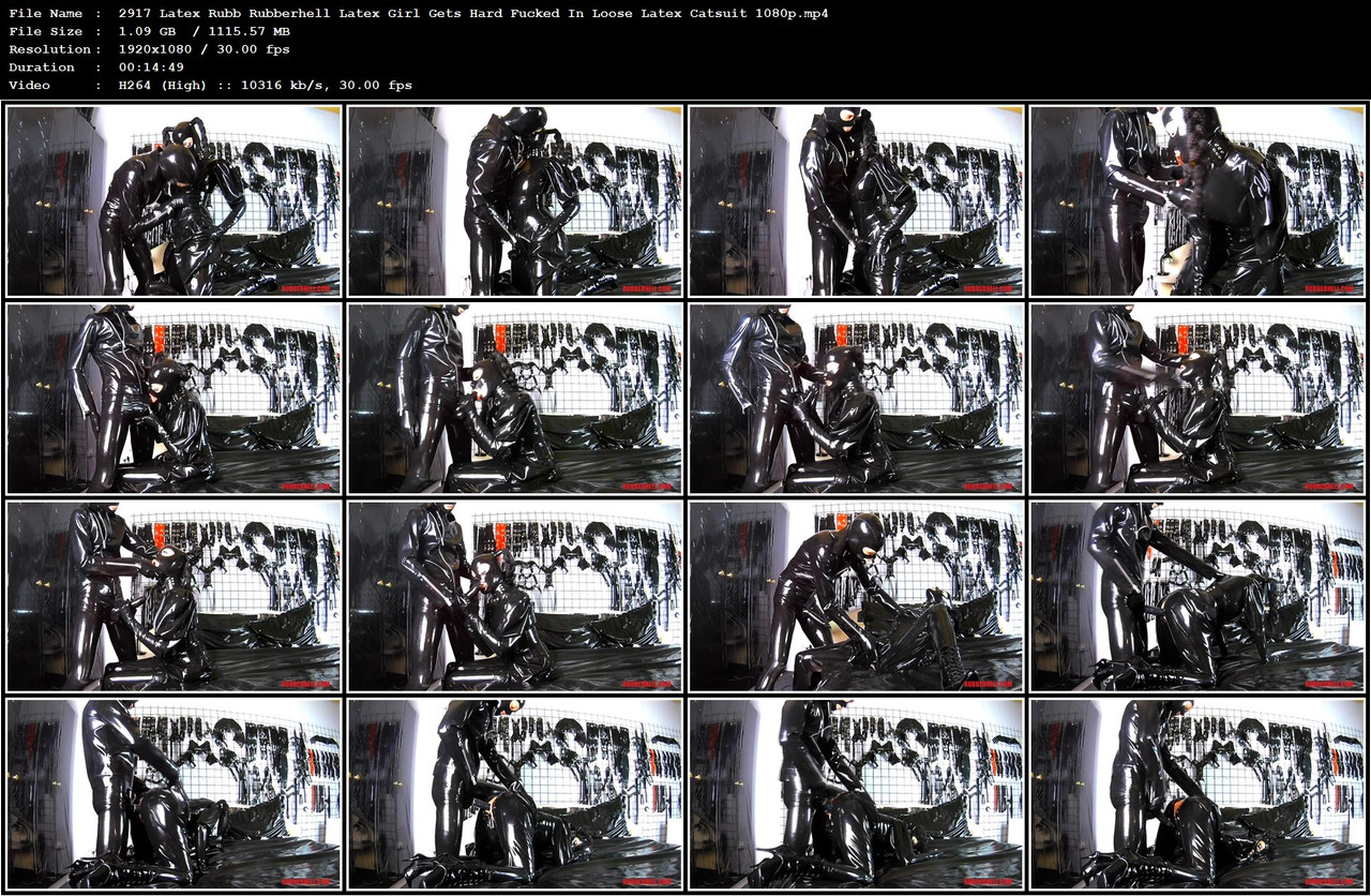 2917 Latex Rubb Rubberhell Latex Girl Gets Hard Fucked In Loose Latex Catsuit 1080p mp4