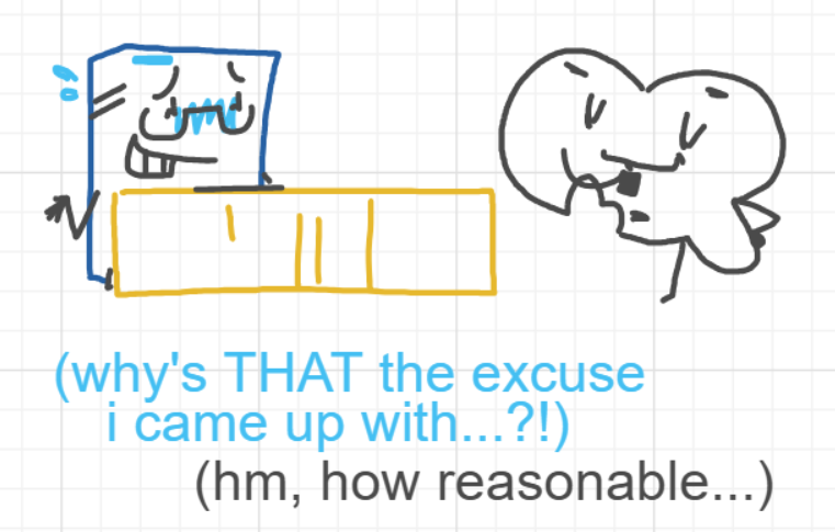 A panel from The Prime Number Few, episode eight of the Board Boards object show by Furretwalk/WalkingFurret.