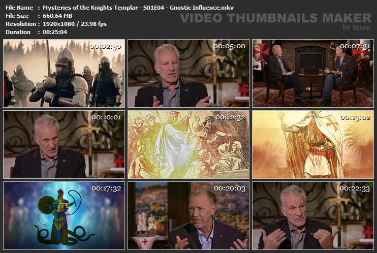 Mysteries of the Knights Templar - S01E04 - Gnostic Influence.mkv