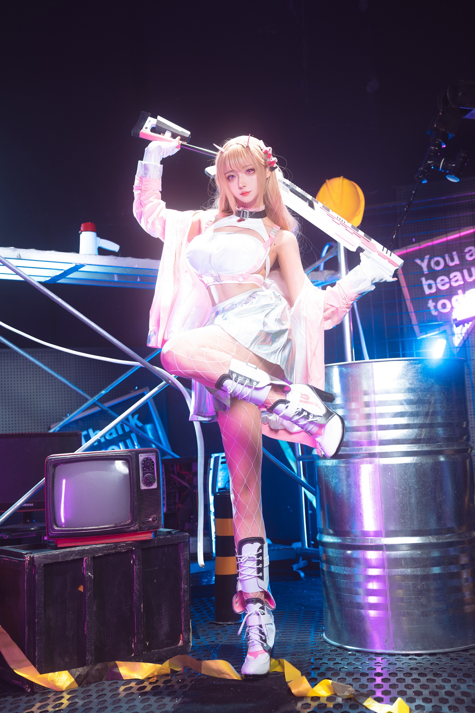 Seya-狮砸 – 胜利女神：妮姬 毒蛇 Cos 高清写真（12P-155.3MB）插图