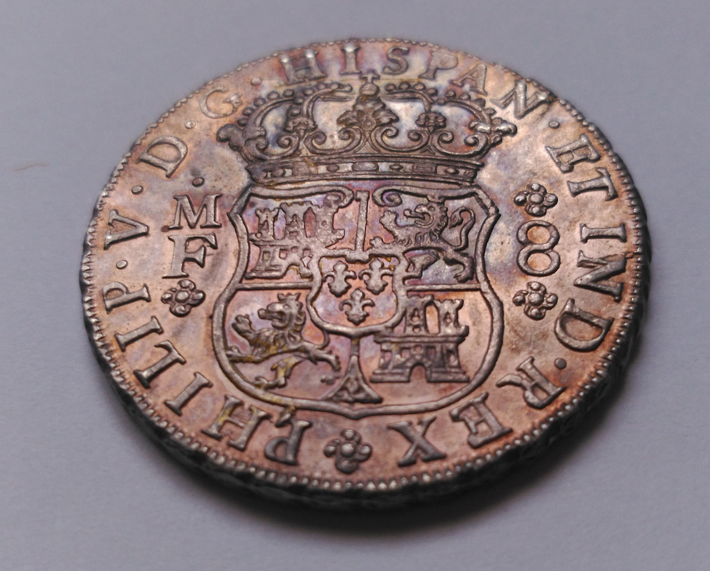 8 Reales columnario de Felipe V. México 1738·MF IMG-20181111-105040