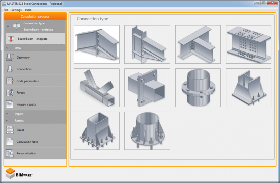 BIMware MASTER EC3 Steel Connections 7.0.0