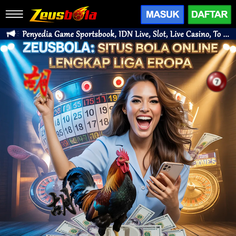 ZEUSBOLA: Situs Bola Online Lengkap Liga Eropa image 1