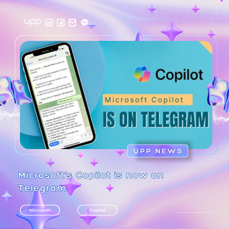 Microsoft’s Copilot is now on Telegram