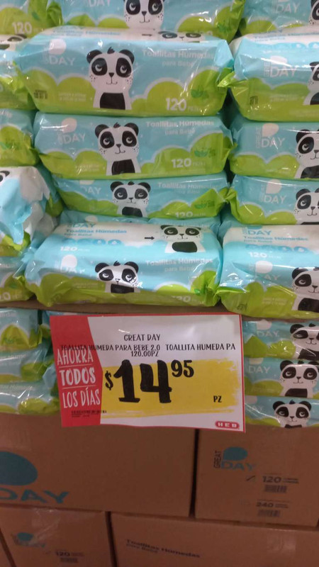 HEB: Toallitas Húmedas para Bebés - León Guanajuato 
