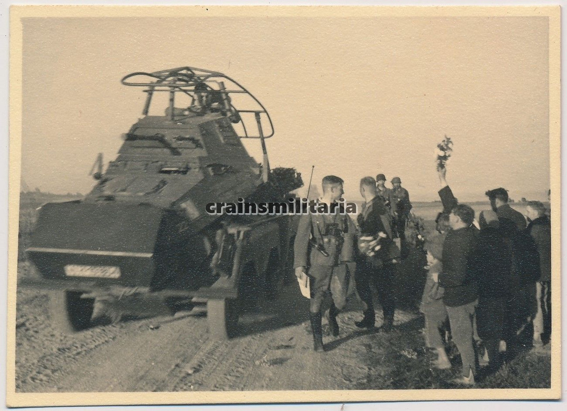 Orig. Foto 8-Rad Panzerspähwagen SdKfz 232 Wilko