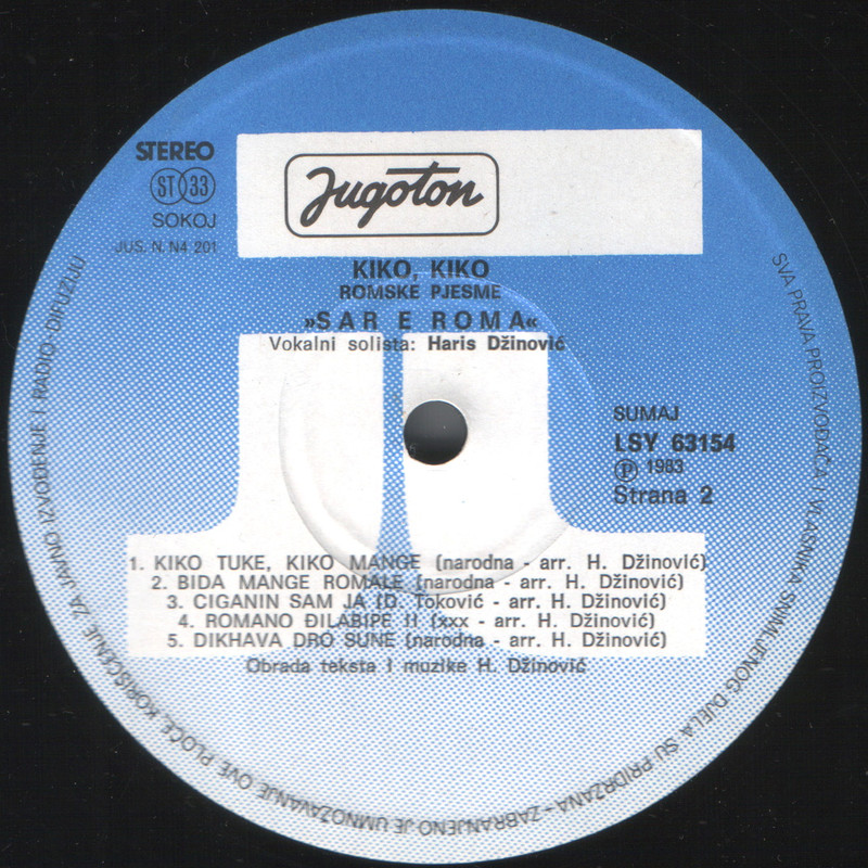 Haris Dzinovic 1983 sB