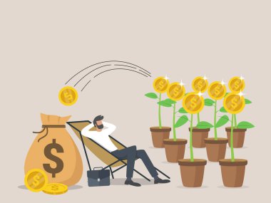 Passive income concept illustration