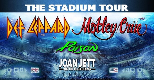 MÖTLEY CRÜE, DEF LEPPARD, POISON & JOAN JETT Issue Joint Statement On 'The Stadium Tour'
