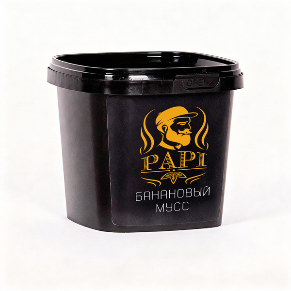 Банановый мусс - десертный вкус кальянной смеси PAPI Smoke