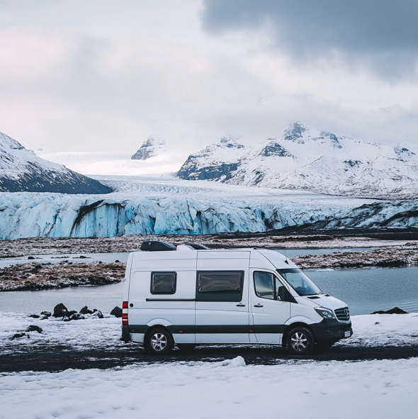 Glacier landscape in Iceland