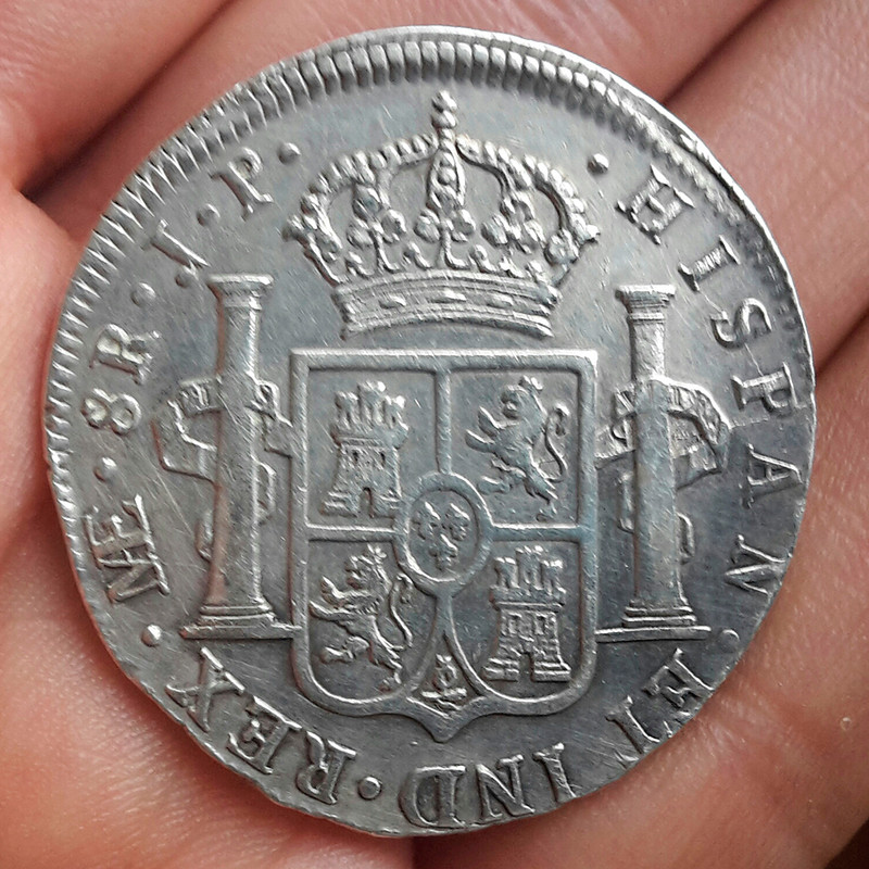 8 Reales 1810. Fernando VII. Lima (Busto Indígena)  Ind-gena-LNR