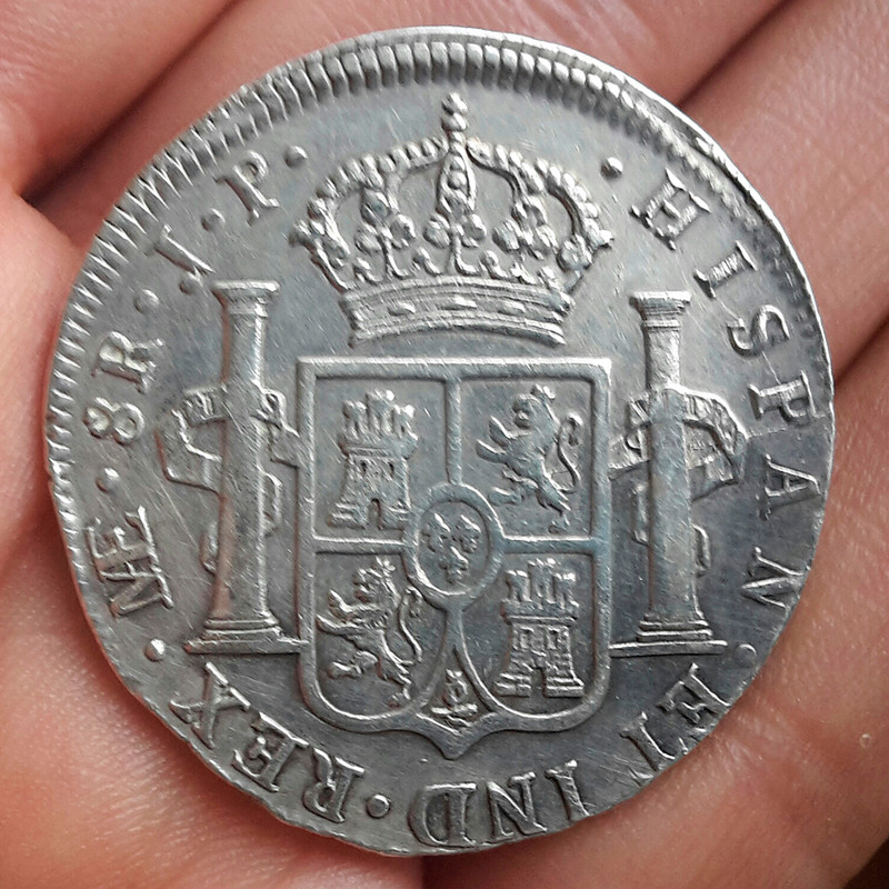 8 Reales 1810. Fernando VII. Lima (Busto Indígena) Ind-gena-LNR