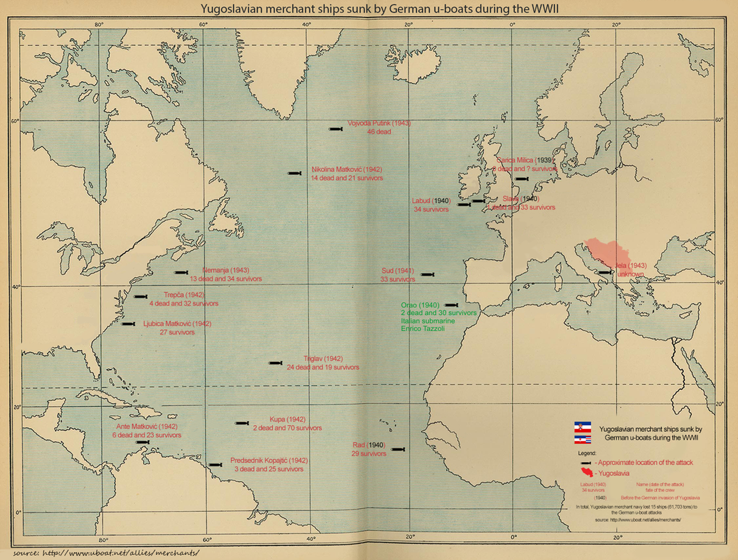 WW2-Yugoslav-Merchant-Ships-sunk-by-Uboa