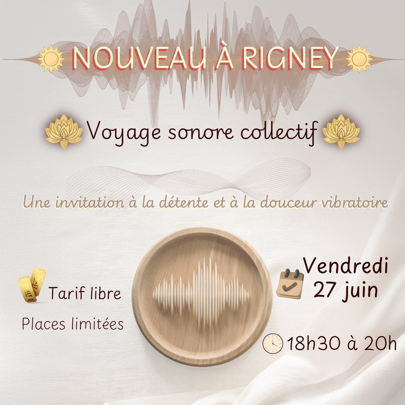 Affiche Voyage Sonore Nancray 20 juin
