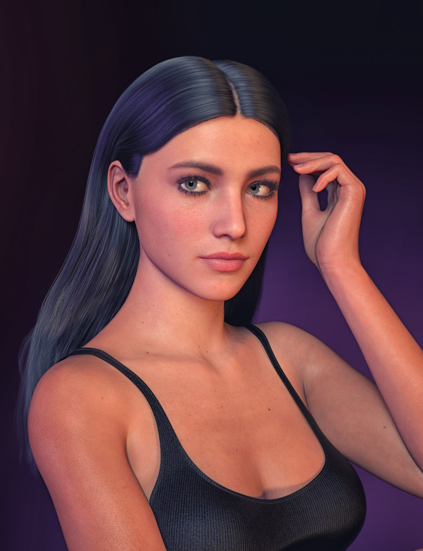 FE K Medium Hair for Genesis 8 Females