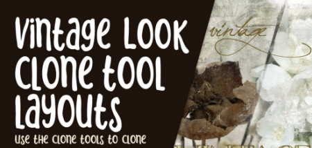 Create a Vintage Look Collage in Procreate with the Clone Brush – 10 Mixed Media Brushes Included