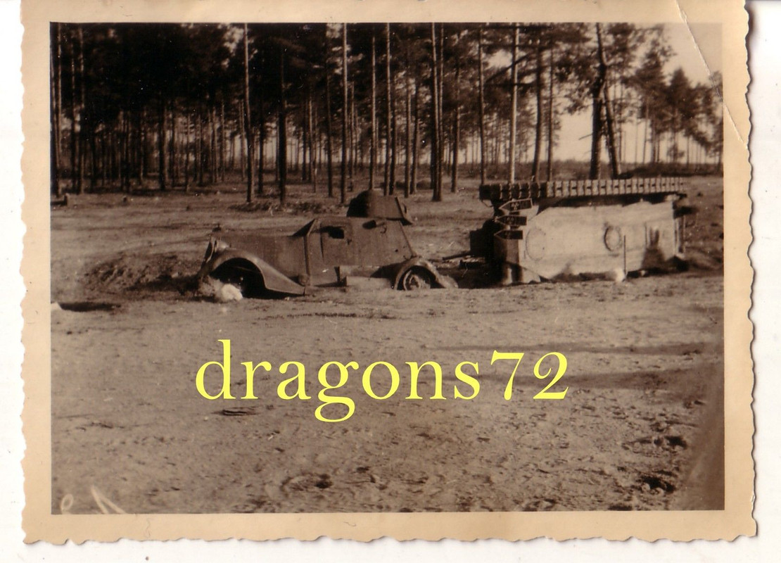 Foto Ostfront Vormarsch 41 Kfz Panzerspähwagen P