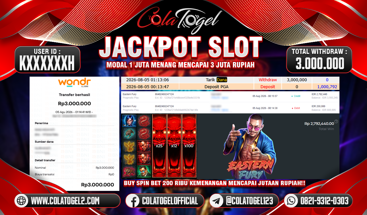 JACKPOT SLOT GACOR!!