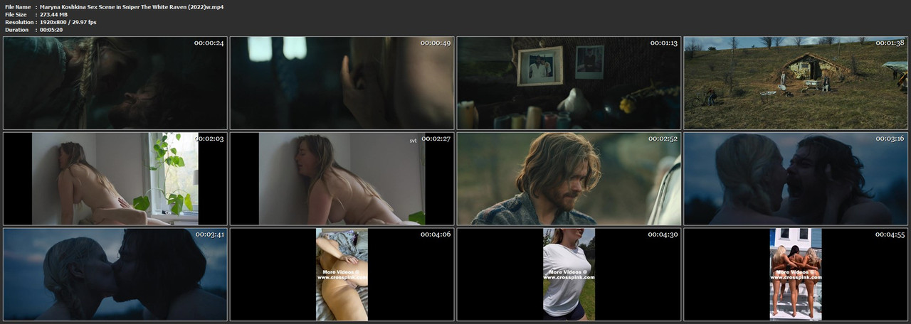 Maryna Koshkina Sex Scene in Sniper The White Raven (2022)w.mp4